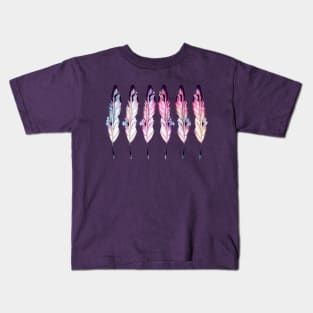 Graphic Feathers Kids T-Shirt